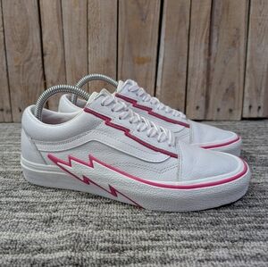 Vans Old Skool "Bolt - Pop Pink Glow" sneakers Size Women 8.5